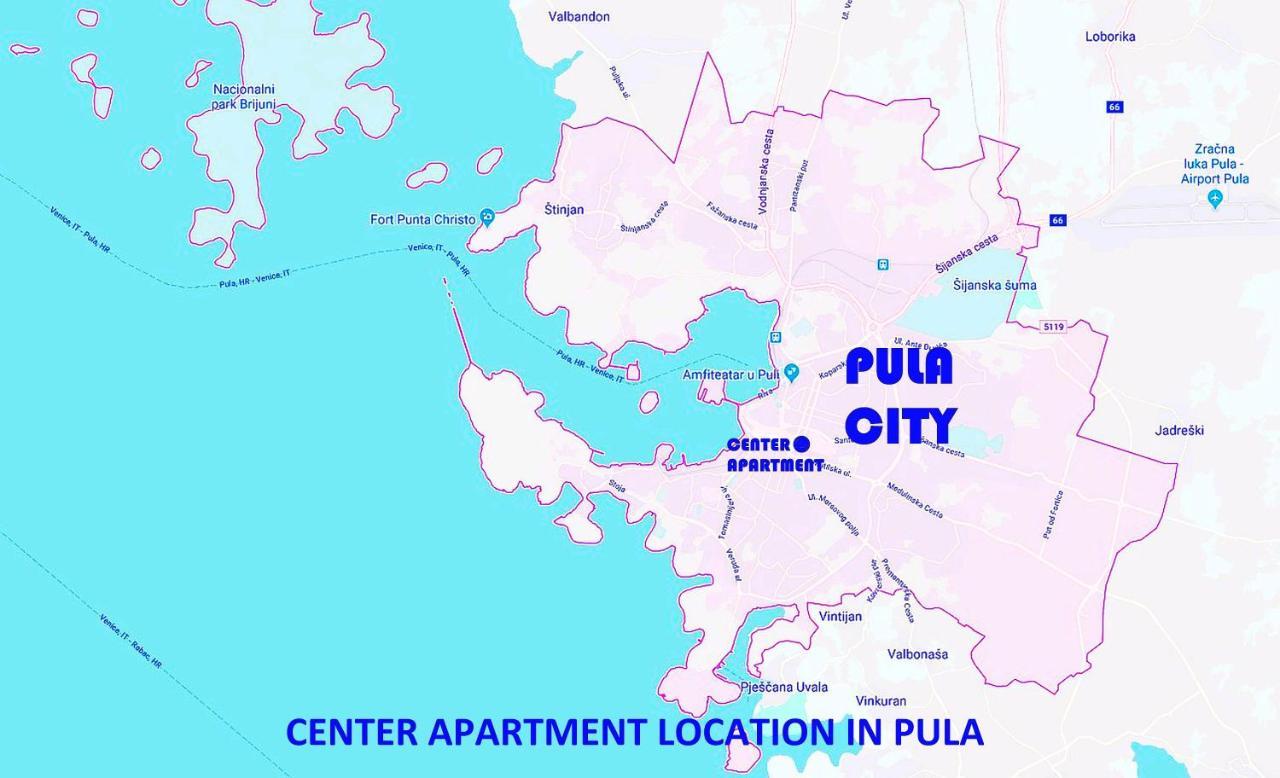 Center Studio Apartment Pula Exterior photo